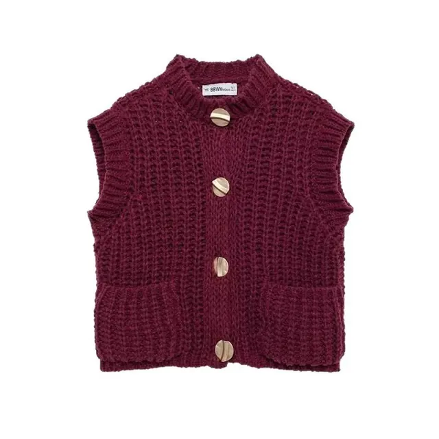 Solid Color Women's Japanese Style Button Cardigan