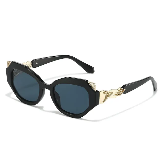 Unisex Cat Eye Sunglasses Featuring Full Frame Design with Durable PC Lens Material