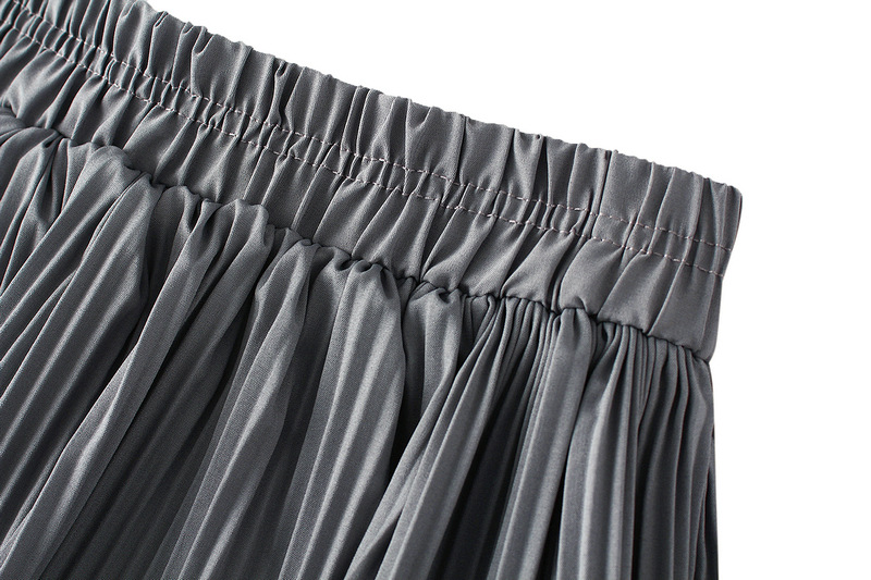 New-style Asymmetric Pleated Cake Skirt