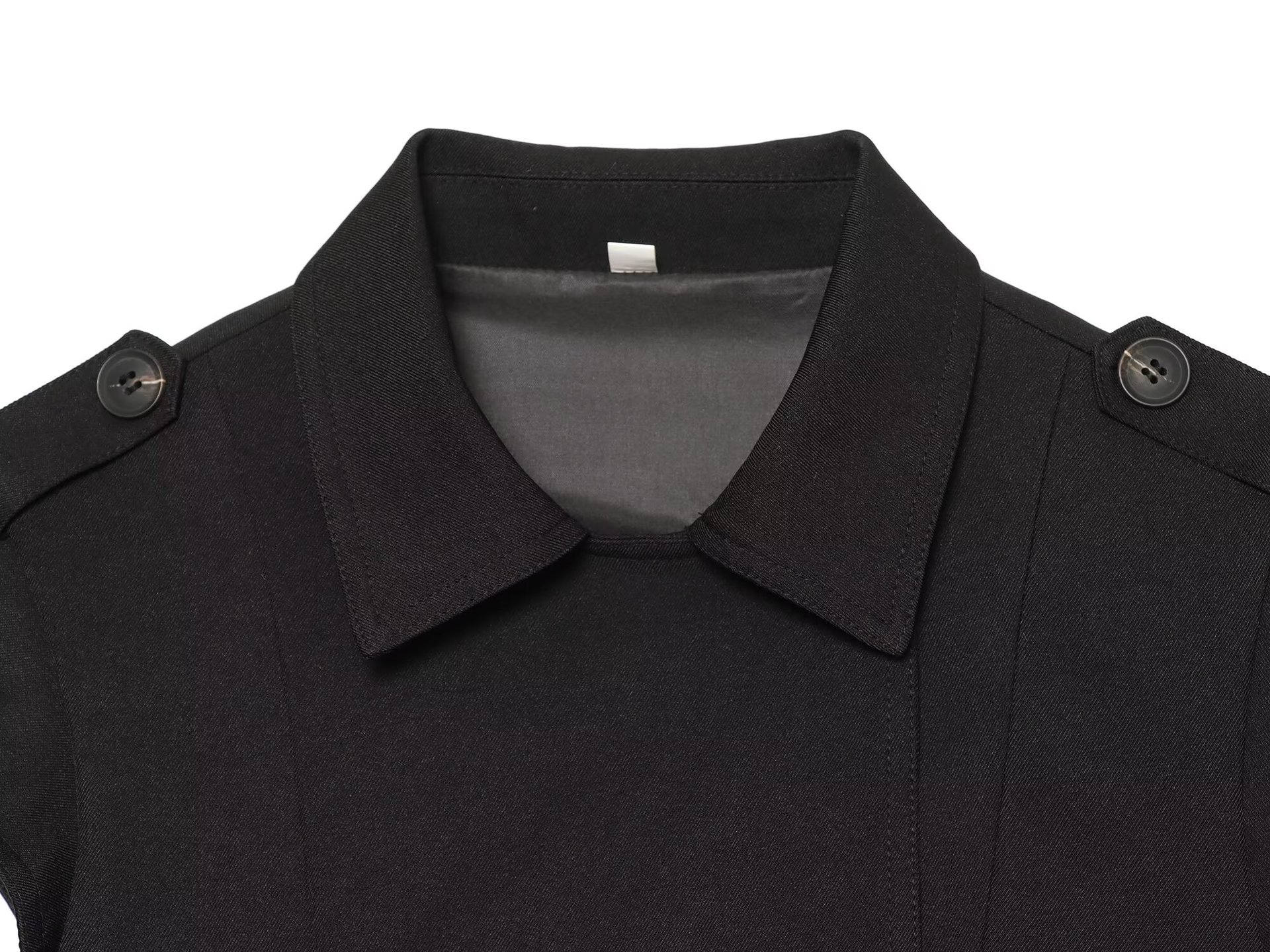 Vintage Style Solid Color Short Sleeve Polyester Vest For Women