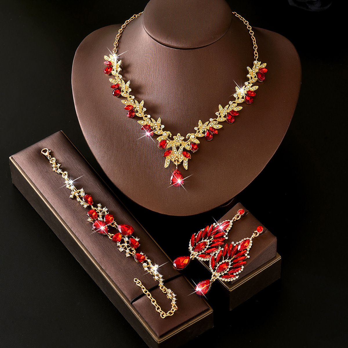 3 Pieces Set Retro Jewelry Set