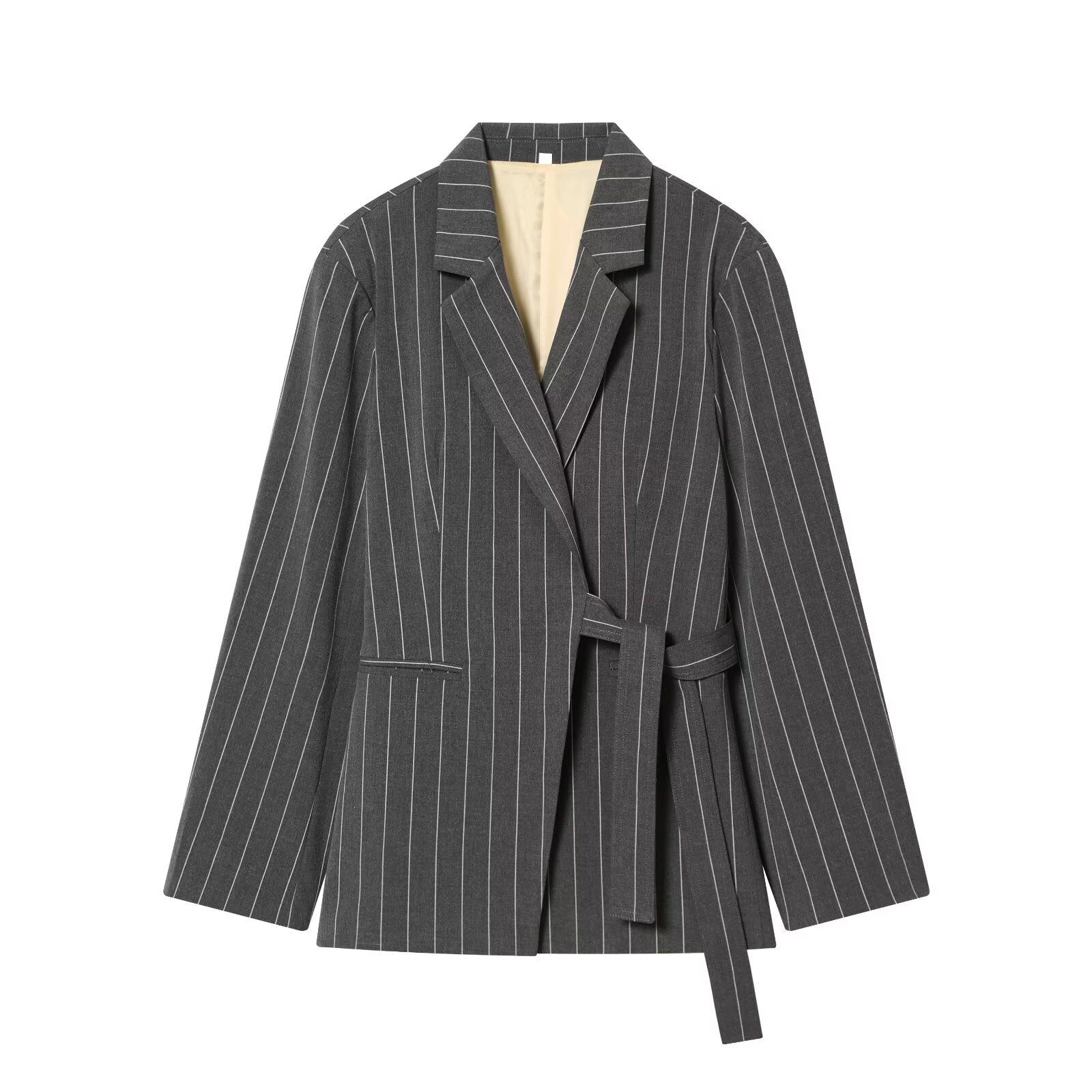 Stripe Straight Pants Pant Co-ord Set In Chemical Fiber Blending For Casual Streetwear