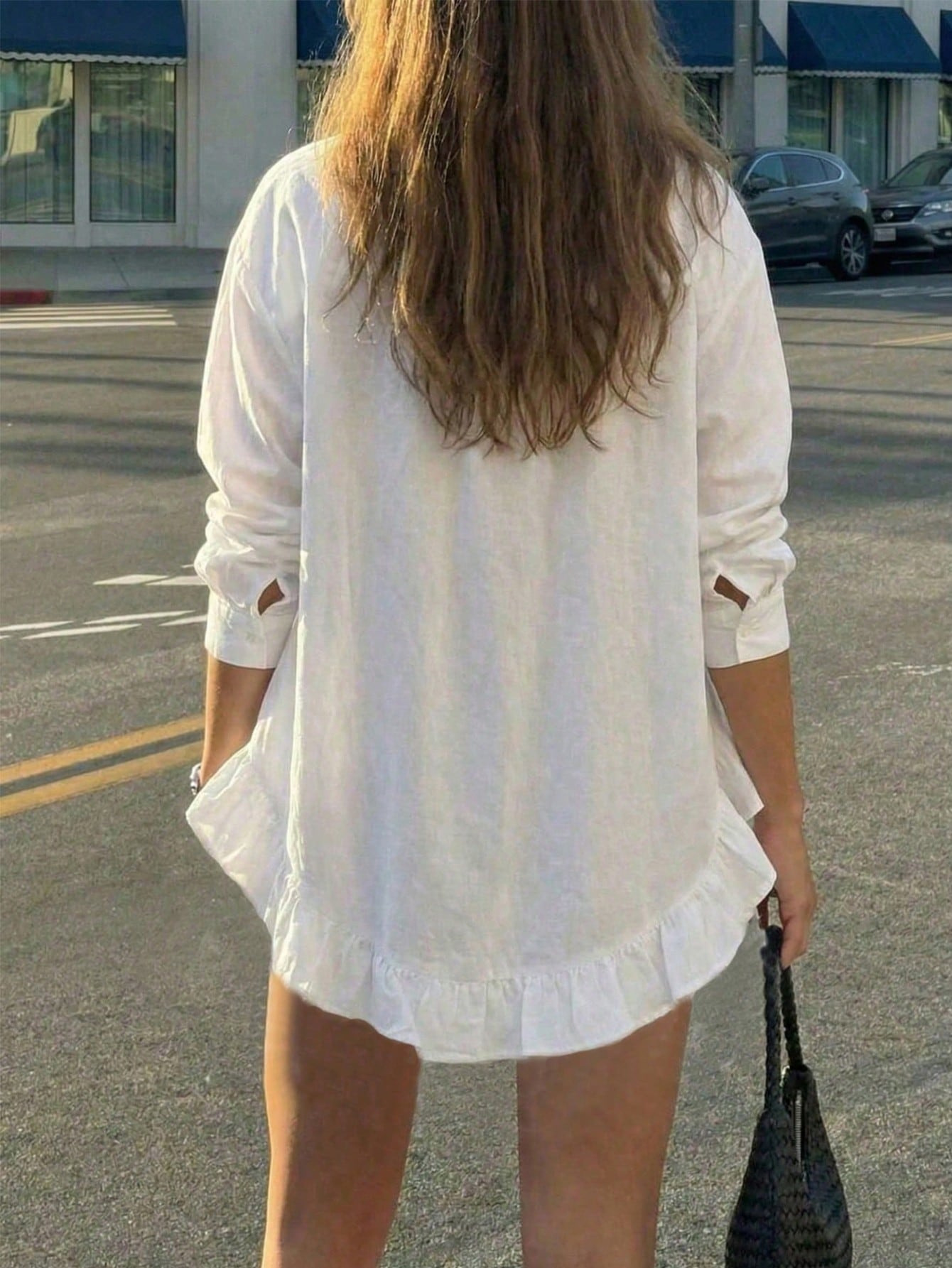Women's linen-type shirt