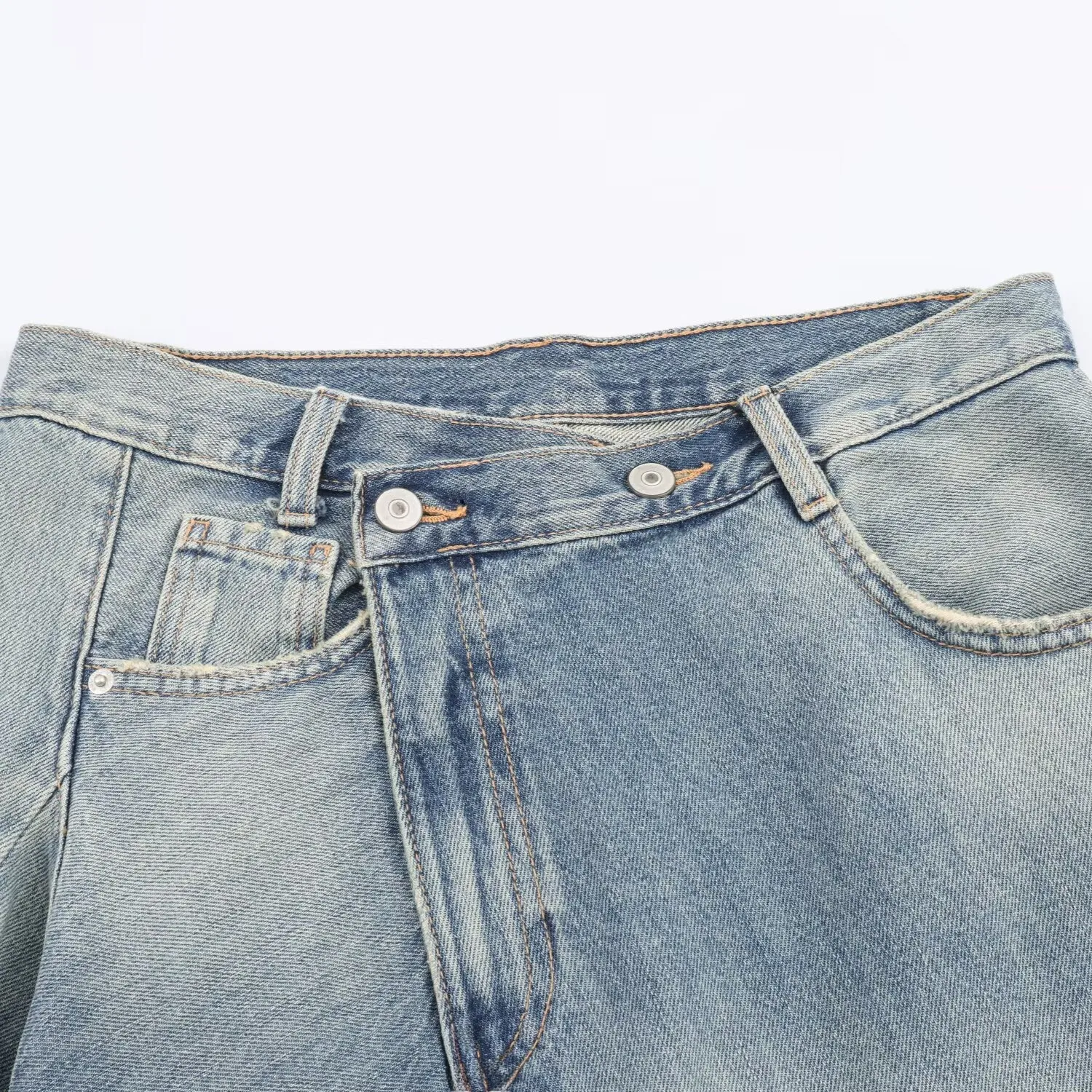 Casual Summer Blue A-Line Skirt for Women with Regular Fit and Mid High Waist