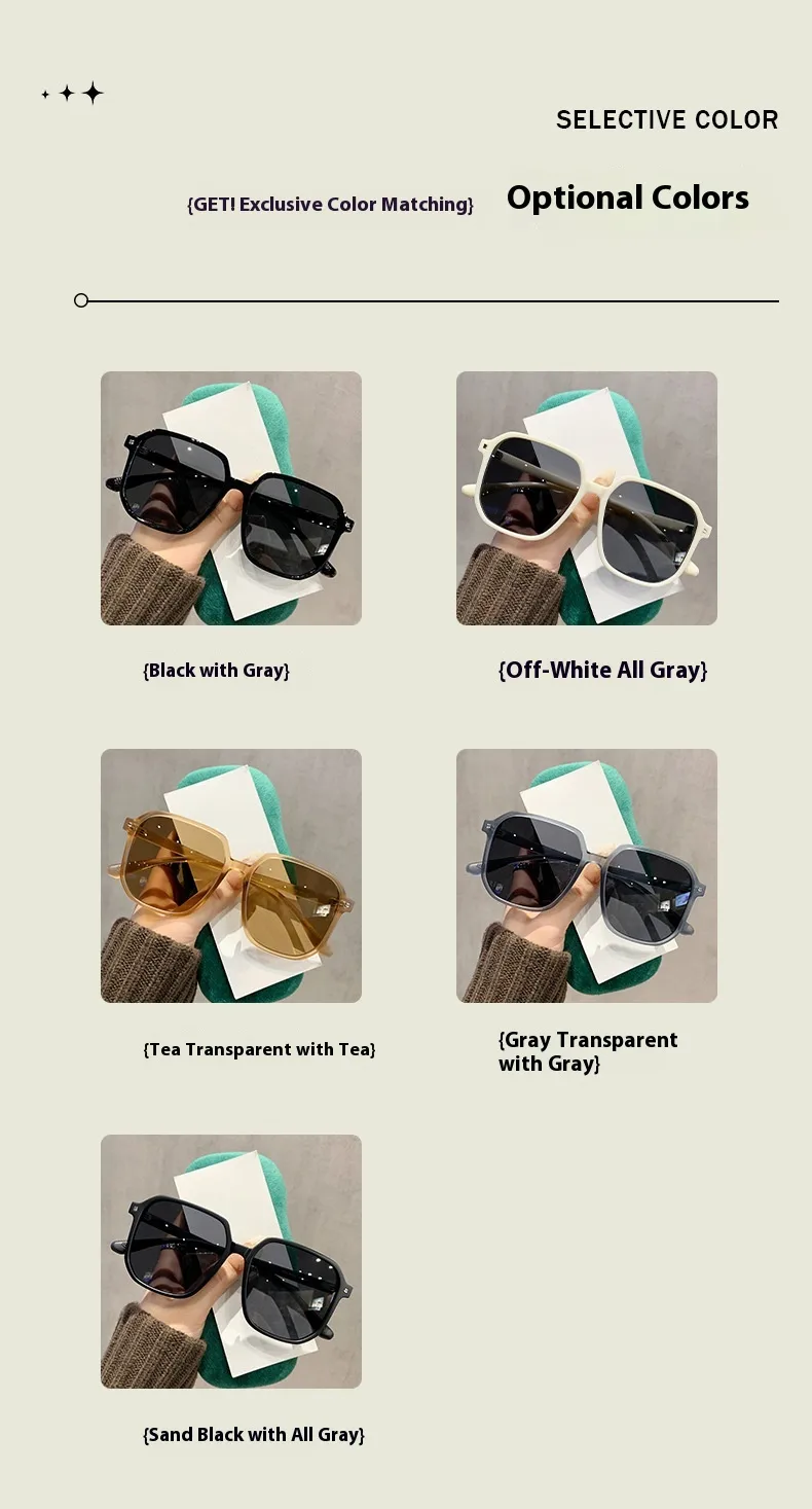 Ultra Light Polarized Square Sunglasses for Driving and Party