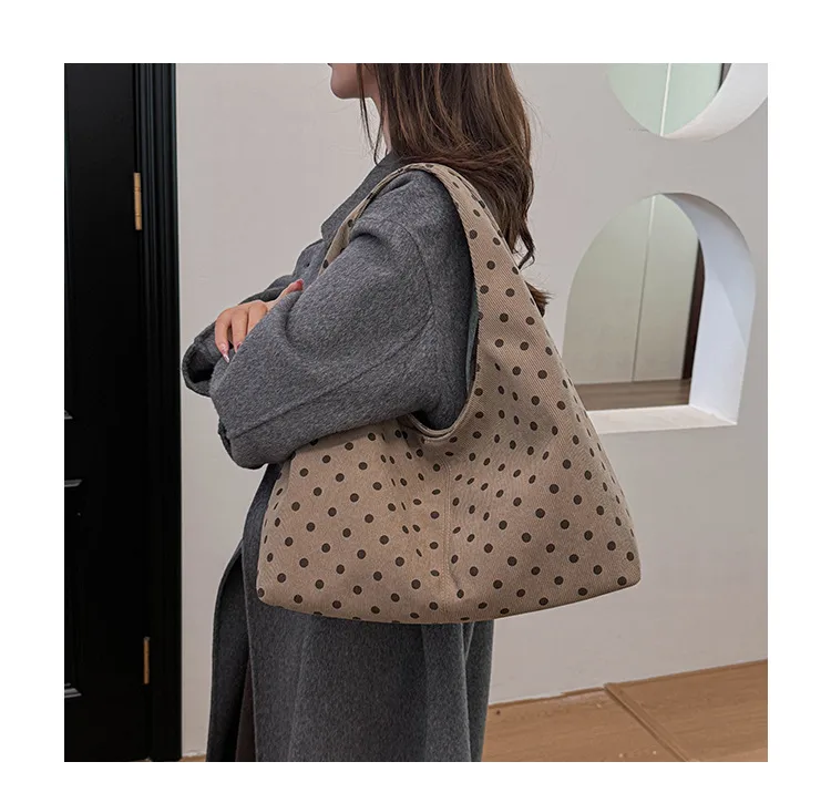 Women’s Leopard Print Square Canvas Tote Bag with Sewing Thread Detail and Single Shoulder Strap