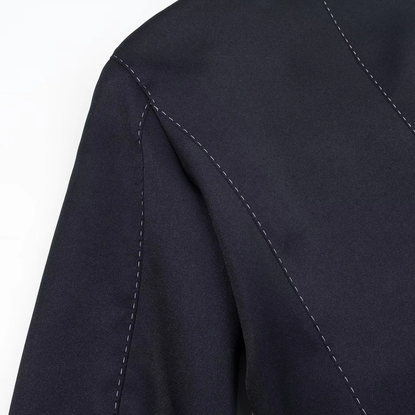Casual Long Sleeve Polyester Blazer with Shirt Collar and Regular Sleeves