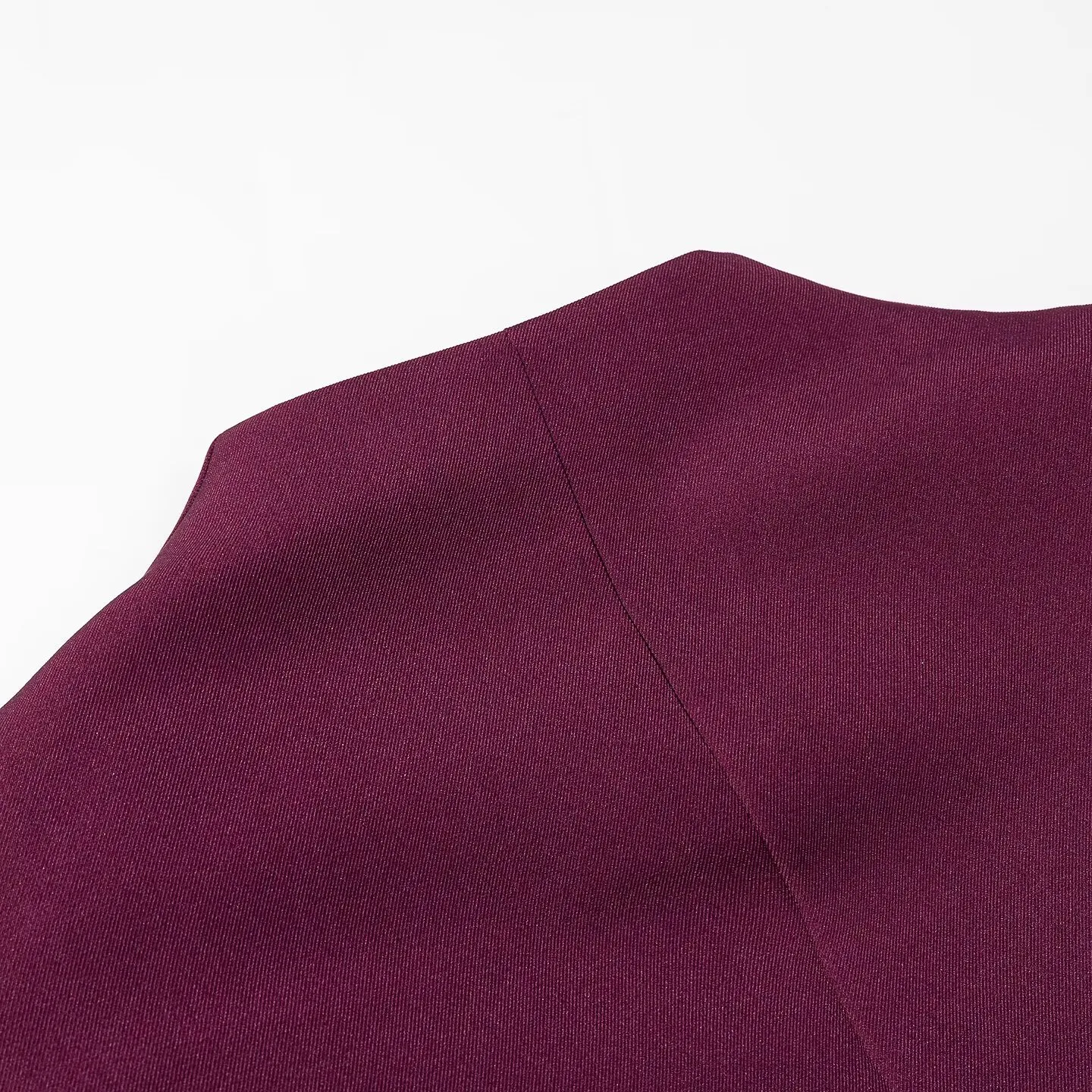 Streetwear Long Sleeve Polyester Blazer with Asymmetrical Craft and V Neck Design