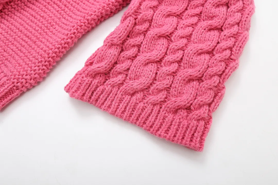 Romantic Loose Long Sleeve Knit Sweater for Women