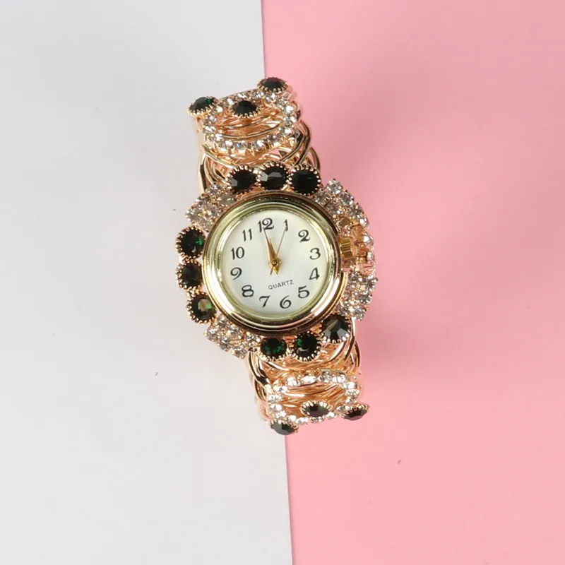 Soker Women's Bracelet Watch Vintage Diamond Tassel Quartz Watch for Women