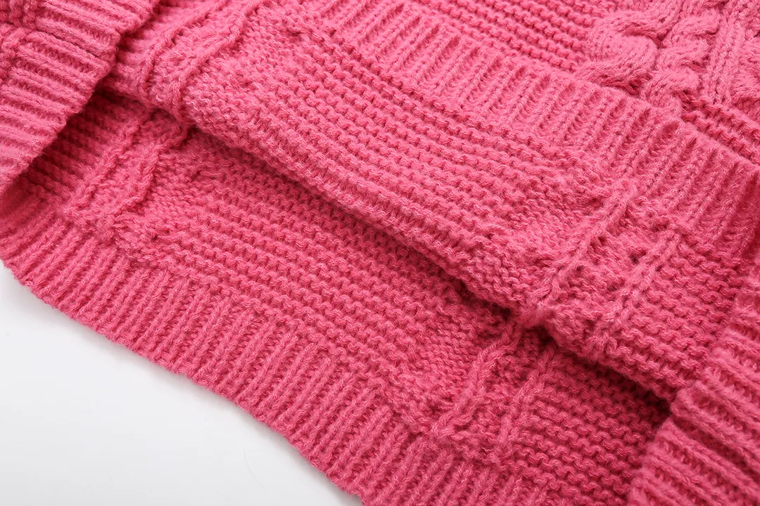 Romantic Loose Long Sleeve Knit Sweater for Women
