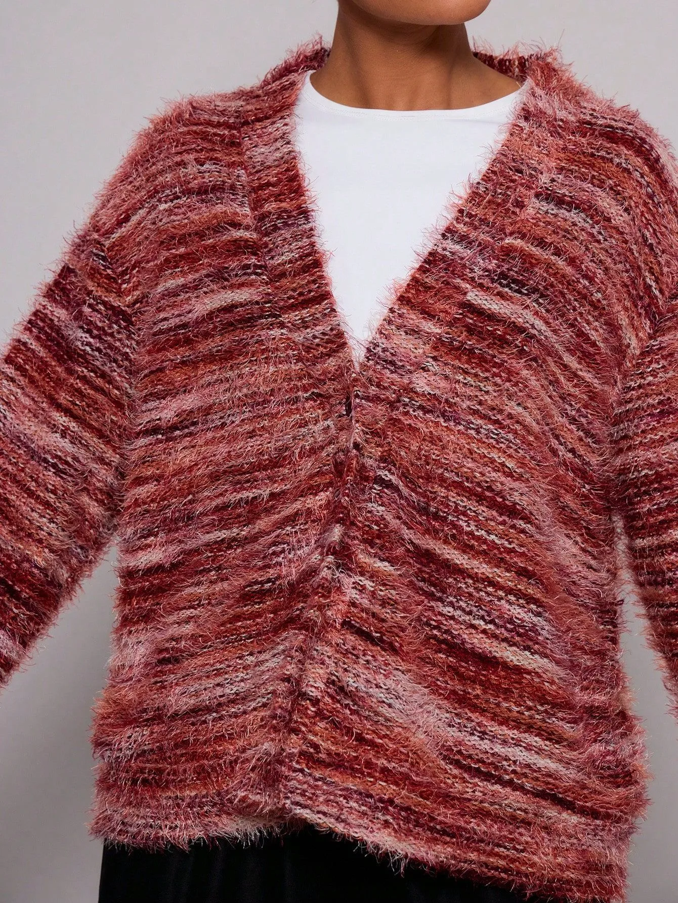 Plush Cardigan Sweater for Women Comfortable Trendy Wear
