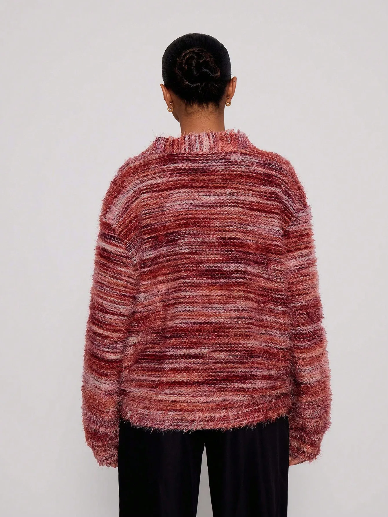 Plush Cardigan Sweater for Women Comfortable Trendy Wear