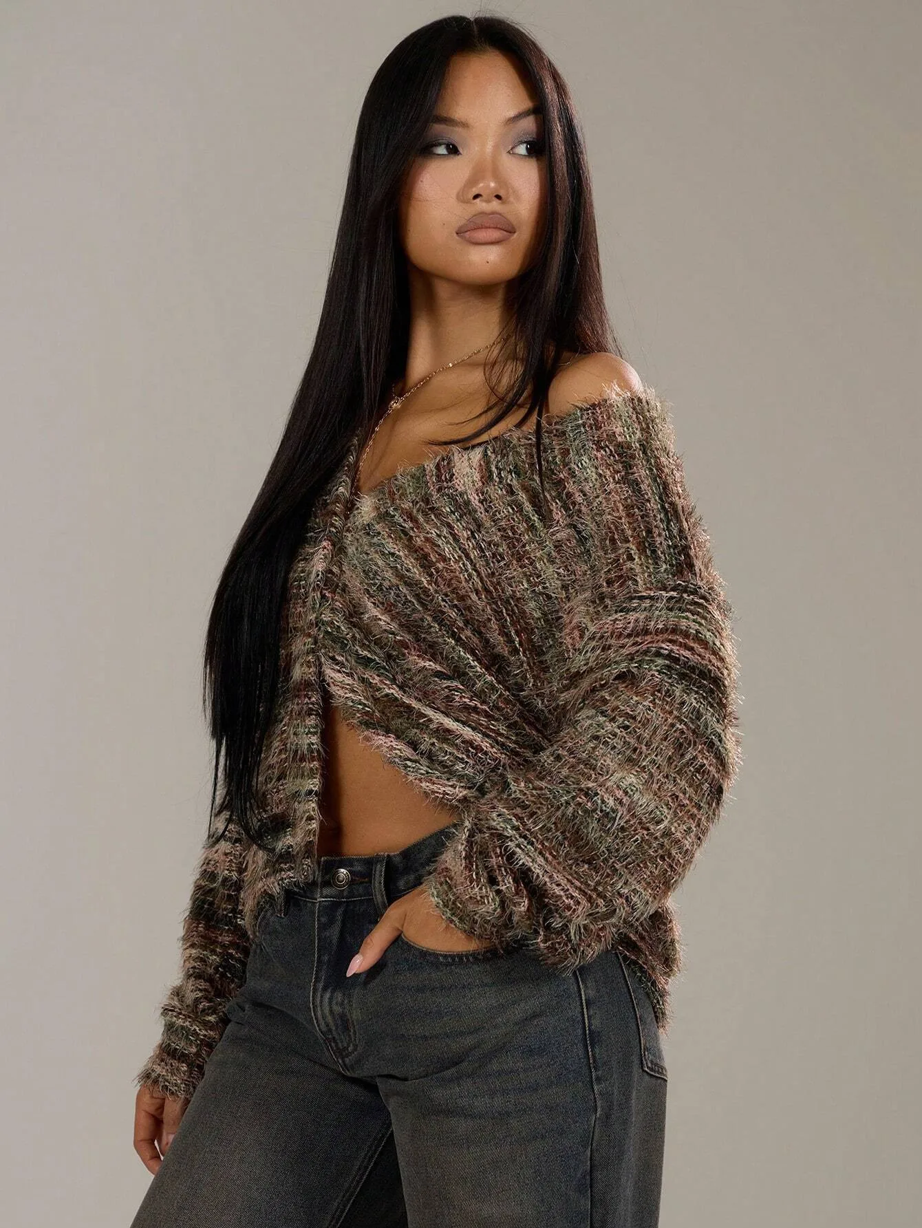 Plush Cardigan Sweater for Women Comfortable Trendy Wear
