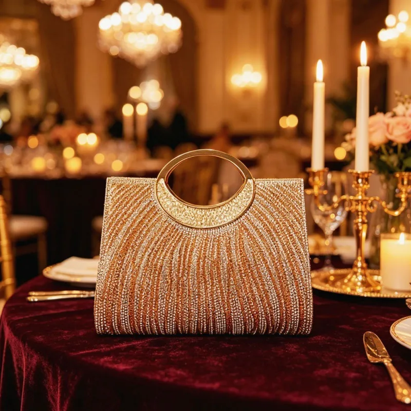 Women’s Square Evening Bag in PU Leather with Chain Strap, Stylish for Spring and Summer