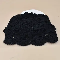 Modern Style Solid Color Breathable Brimless Hat Accessories for Adults, Handmade Cotton Material