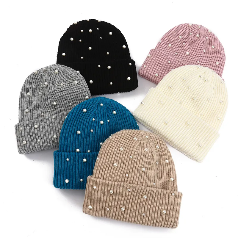 Elegant Unisex Brimless Knit Wool Cap for Winter and Autumn
