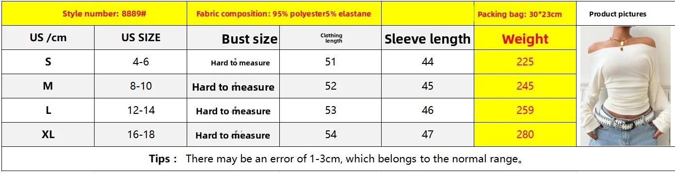 Sexy Solid Color Long Sleeve Pullover Rib-Knit Rib Fabrics Women's T-Shirt