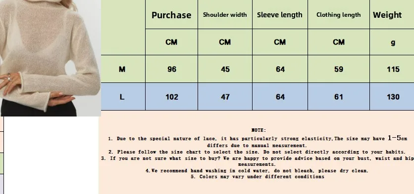 Solid Color Long Sleeve Acrylic Streetwear Pullover Sweater for Women Featuring Hollow Out Design size guide