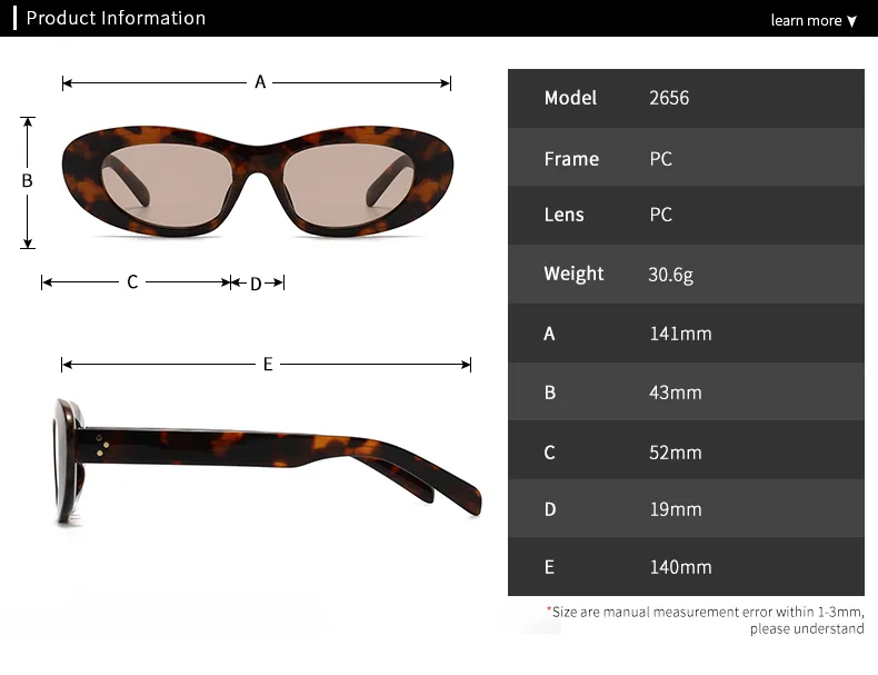 Unisex Oval Frame Full Frame Sunglasses with PC Lens Material, Available in Colour for All Seasons size guide
