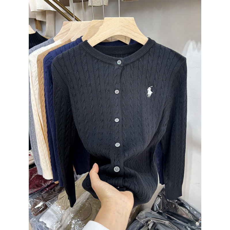 Long Sleeve Button Sweaters & Cardigans