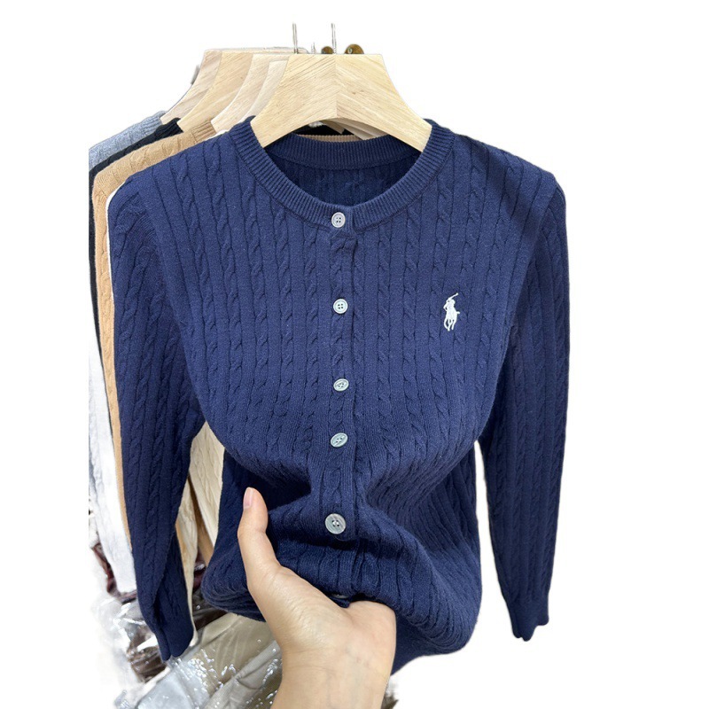 Long Sleeve Button Sweaters & Cardigans