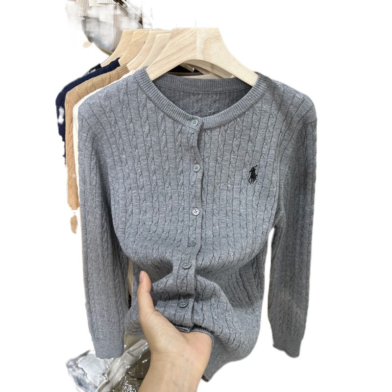 Long Sleeve Button Sweaters & Cardigans