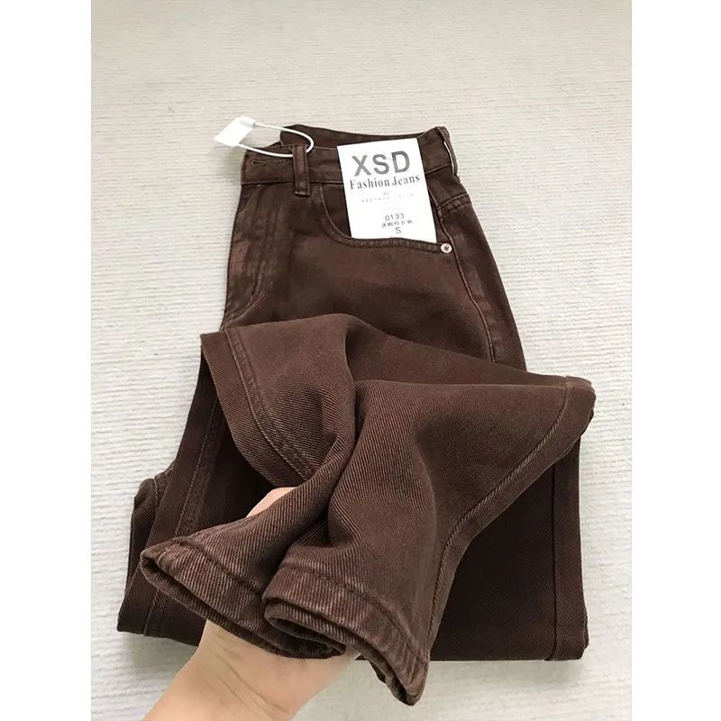 Vintage Brown Narrow Straight Jean