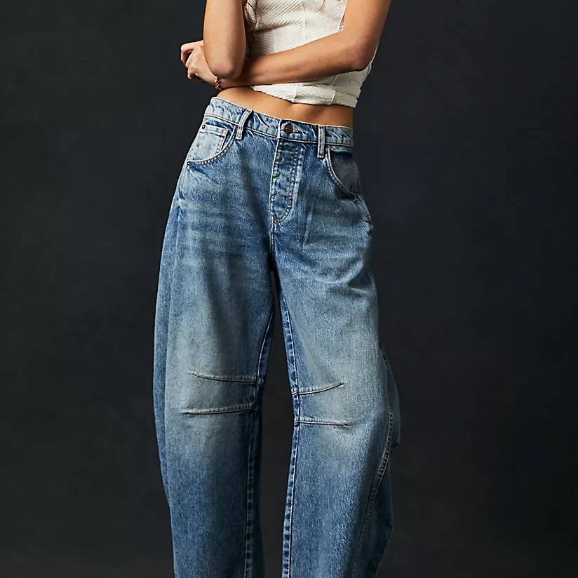 Loose Wide Leg Women's Jeans