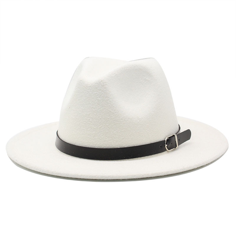 Casava Flat Brim Fedora Hat