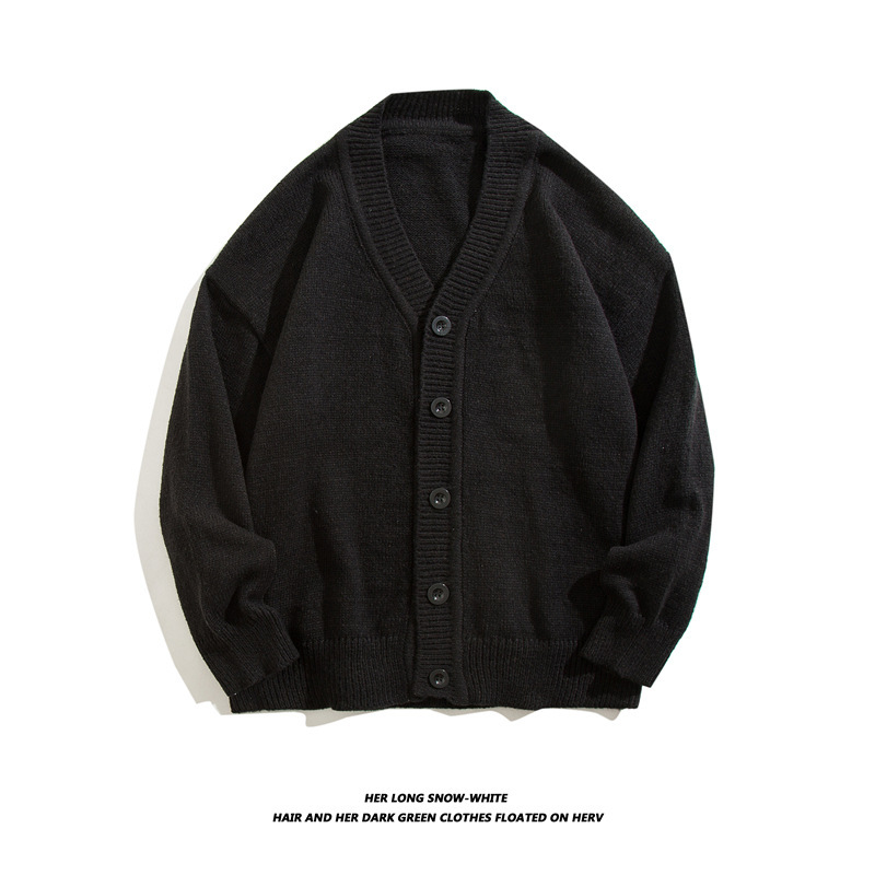 Men's Vintage Style Long Sleeve Knitwear With V Neck