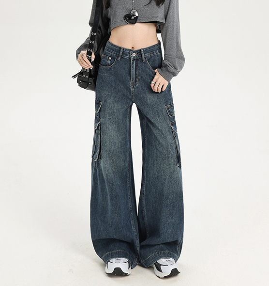 Casava Streetwear Washed Blue Jeans