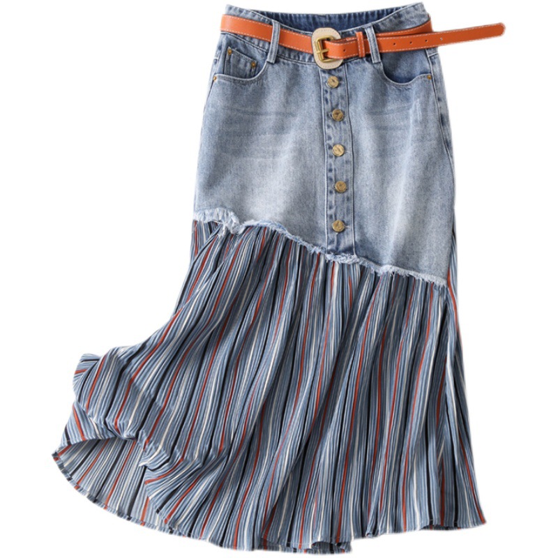 Solid Color Japanese Style Skirt