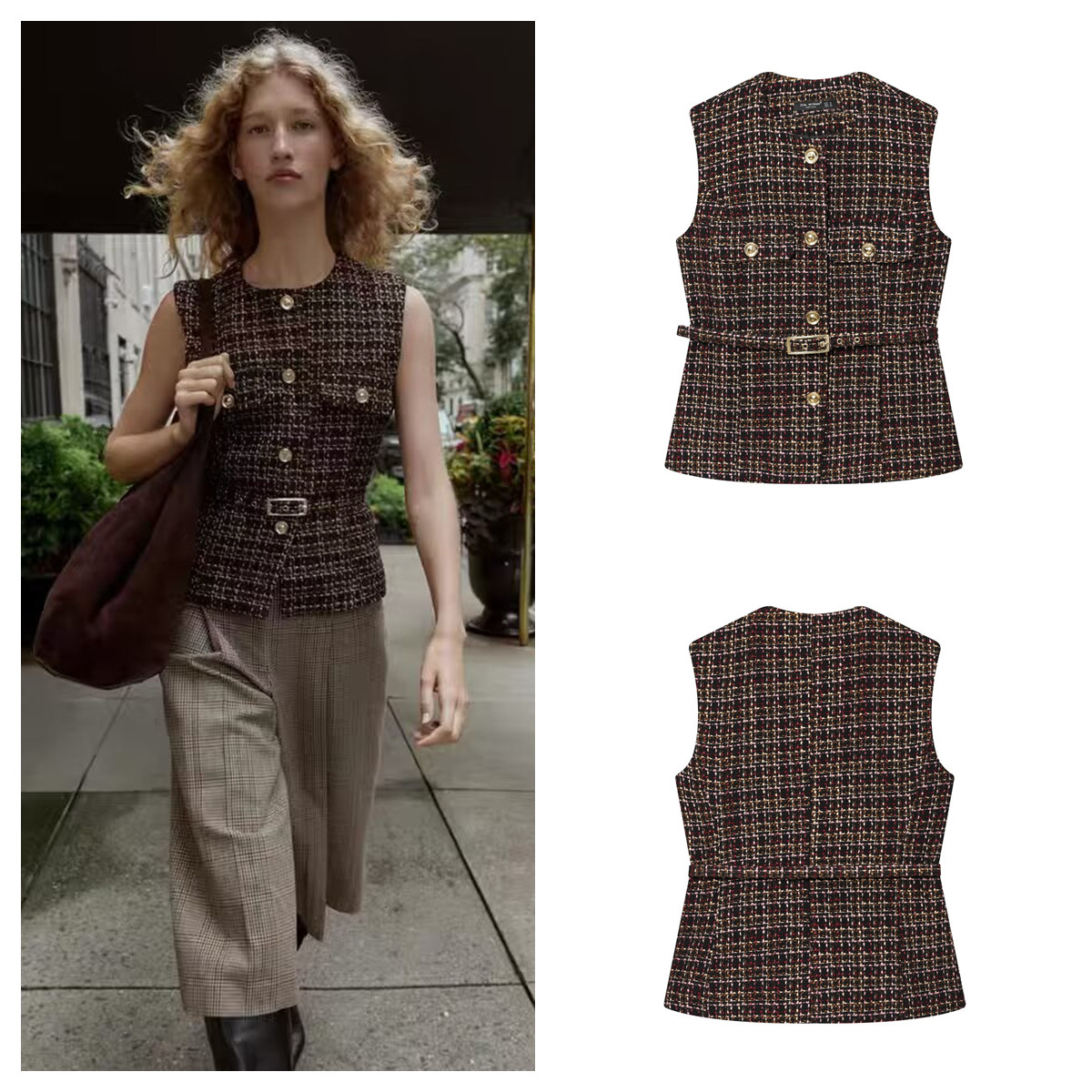 Fashionable Casual Textured Vest Fashionable Casual Textured Vest