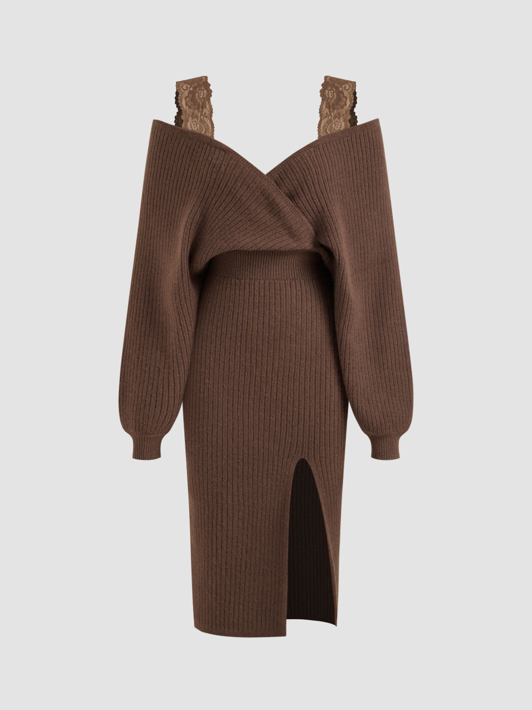 Casava Luxury V-Neck Dress