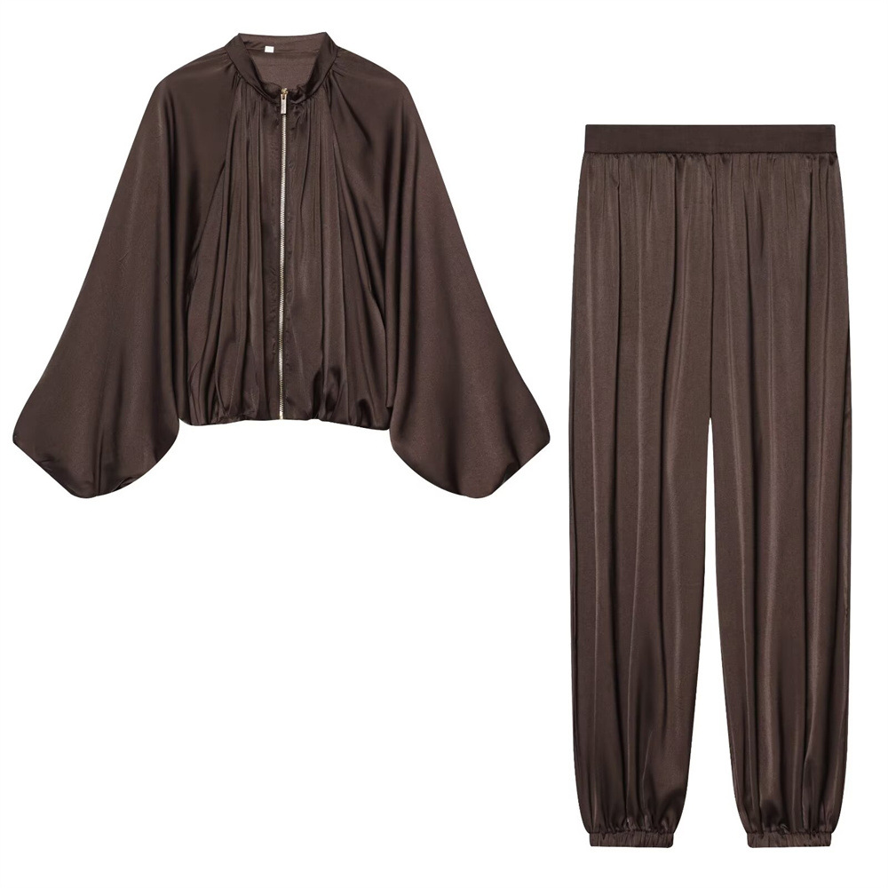 Casual Polyester Bloomers Pant Co-ord Set