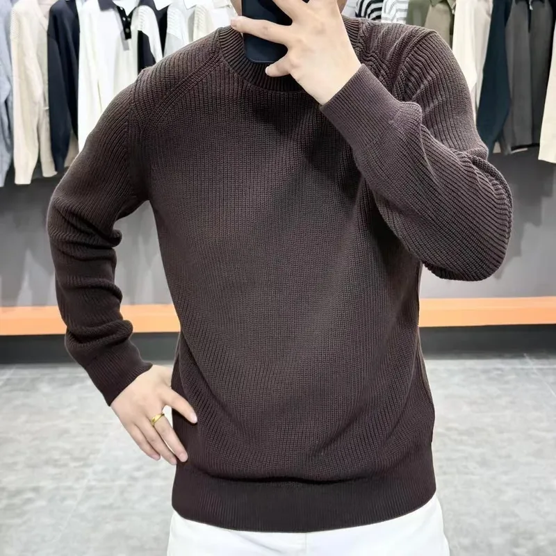 Casava Men’s Knitted Long Sleeve T-Shirt