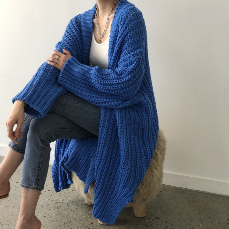 Placket Cardigan Sweater