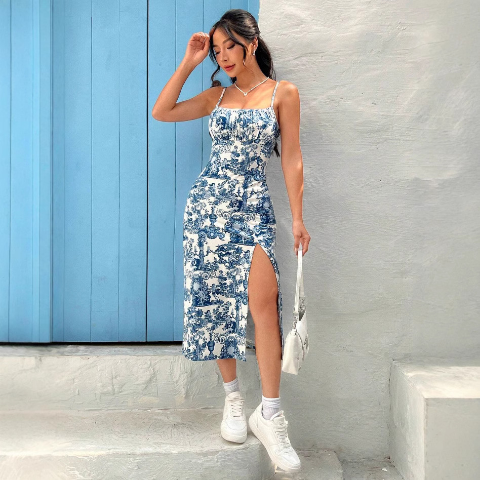 Suspender Skirt Dress