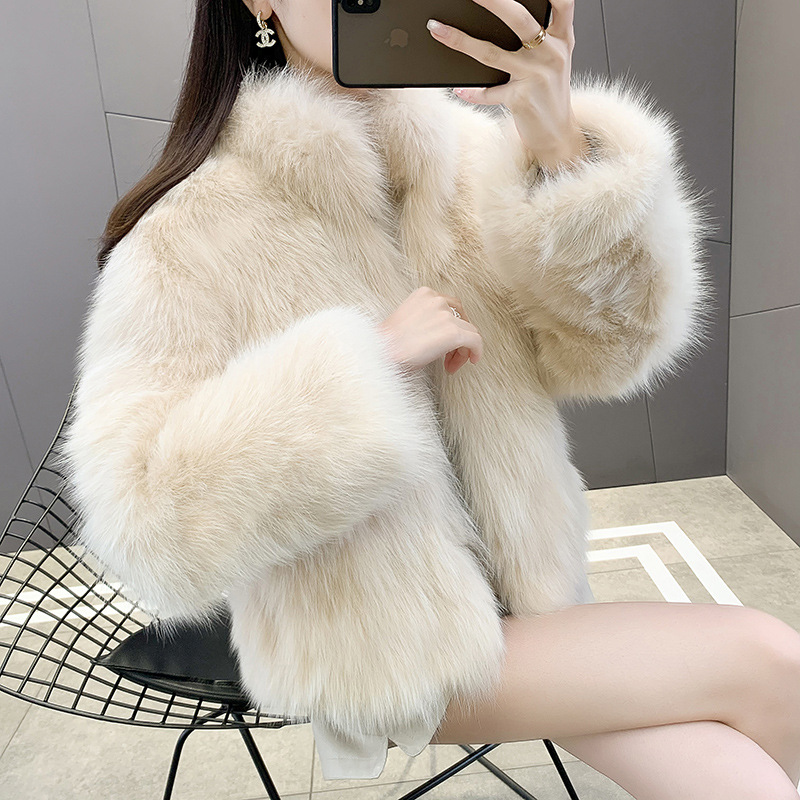Casava Women Fur Coat