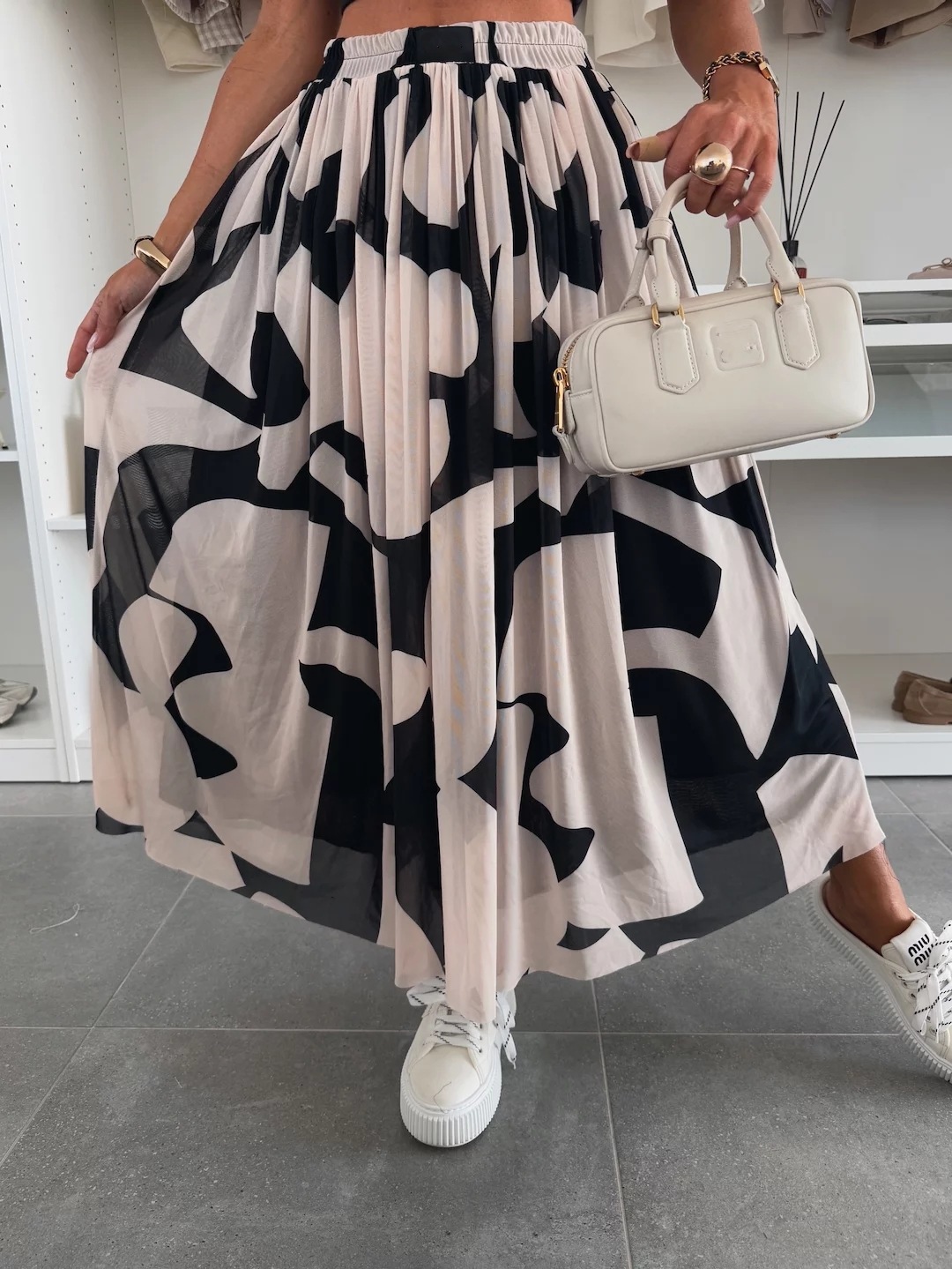 Casava Printed Maxi Skirt