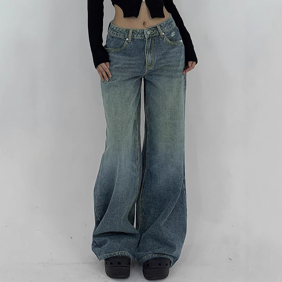 Casava Wide-leg Denim Pants