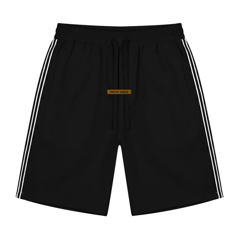 Men's Sport Shorts in Polyester Fabric with Drawstring for Comfortable Active Wear