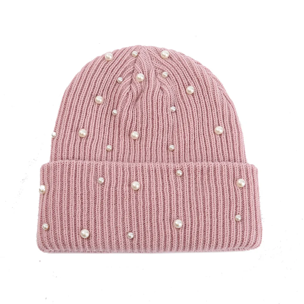 Elegant Unisex Brimless Knit Wool Cap for Winter and Autumn