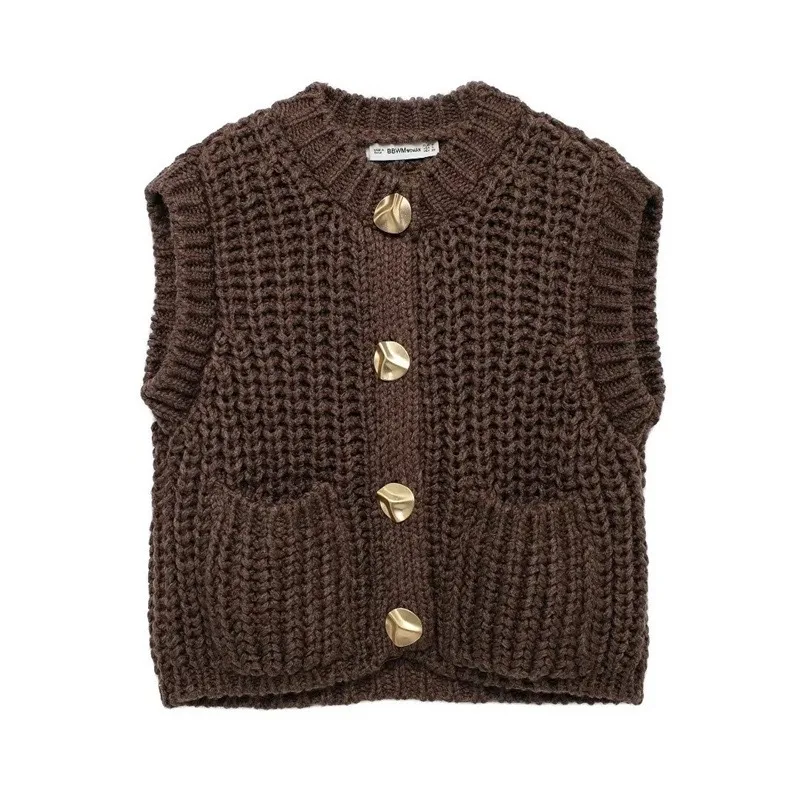 Solid Color Women's Japanese Style Button Cardigan