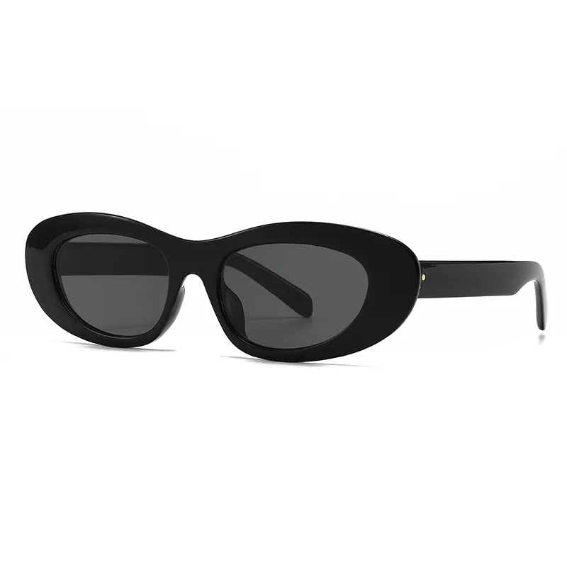 Unisex Oval Frame Full Frame Sunglasses with PC Lens Material, Available in Colour for All Seasons