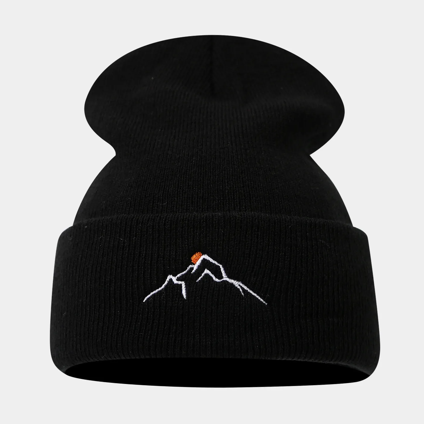 Women's Modern Solid Color Wool Cap with Flat Brim