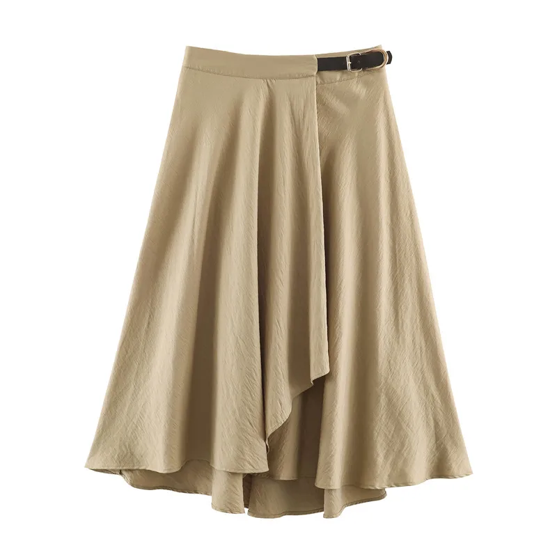 Streetwear Autumn Skirt in Polyester with Embroidery Featuring Low Waist Design