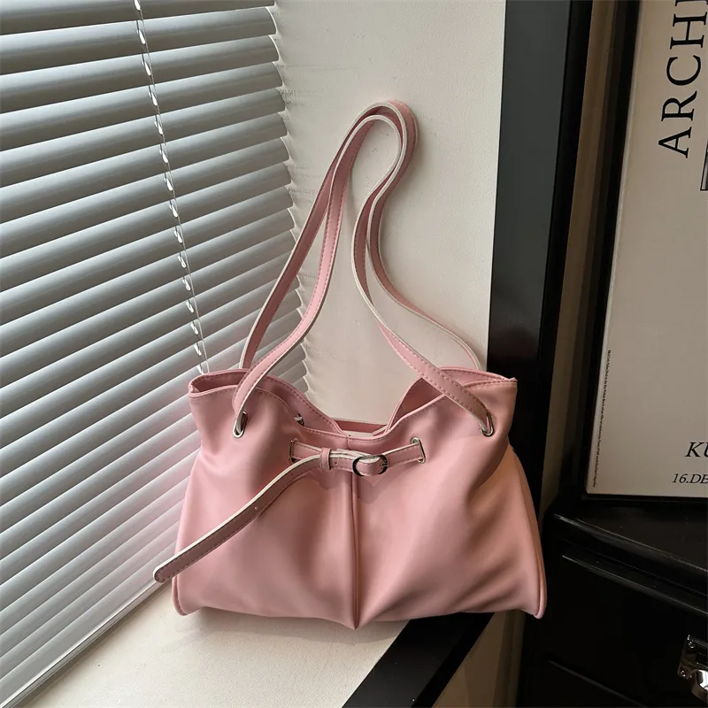 Square PU Leather Tote Bag for Women Featuring Sewing Thread Detail and Top Handle, Ideal for Autumn