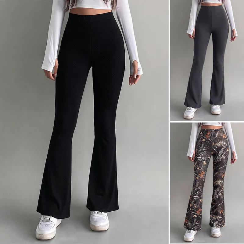 Solid Color Full Length Leggings for Yoga in Casual Style, Made with Polyester Fabric Featuring Patchwork Craft